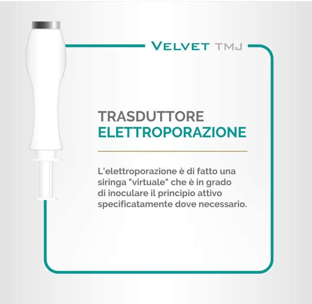 Trasduttore ad elettroporazione Velvet TMJ
