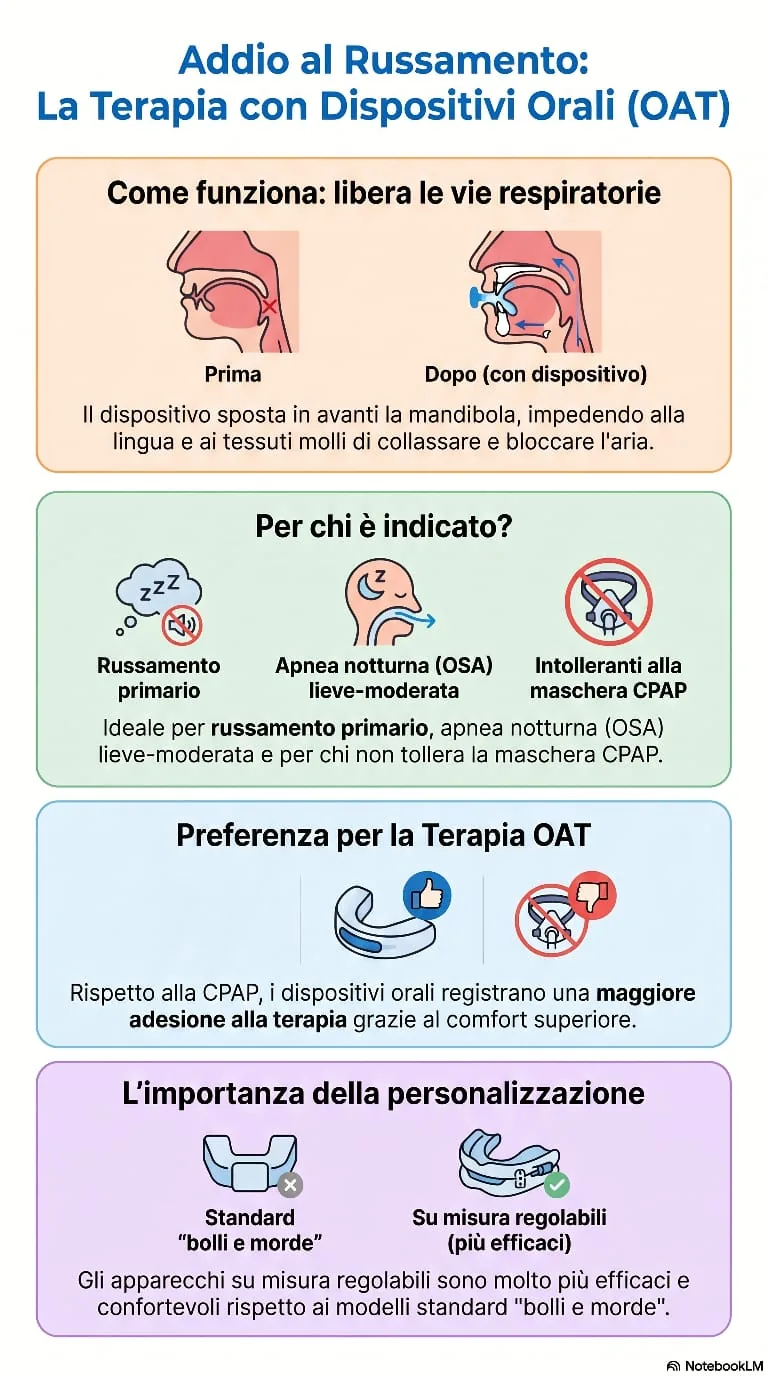 Medicina del sonno e dispositivi orali