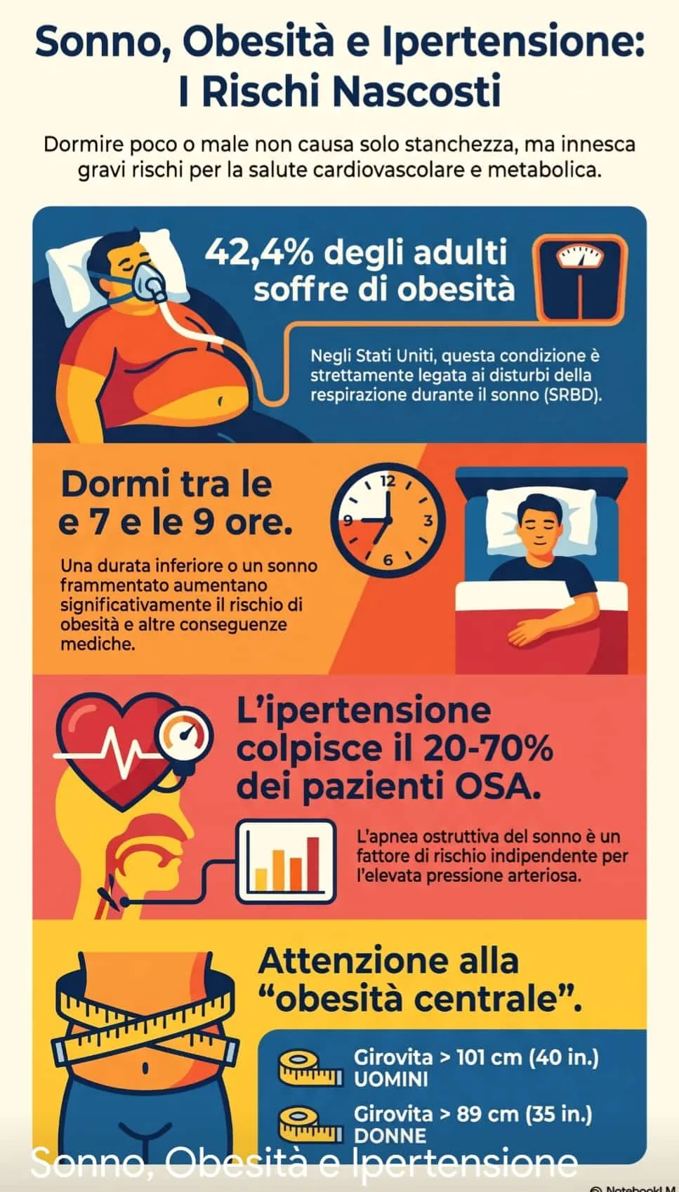 Sonno, obesità e ipertensione: i rischi nascosti